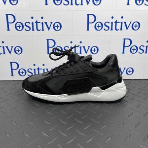 Buscemi Mens Run2 Black Suede Sneakers US 7 EU 40